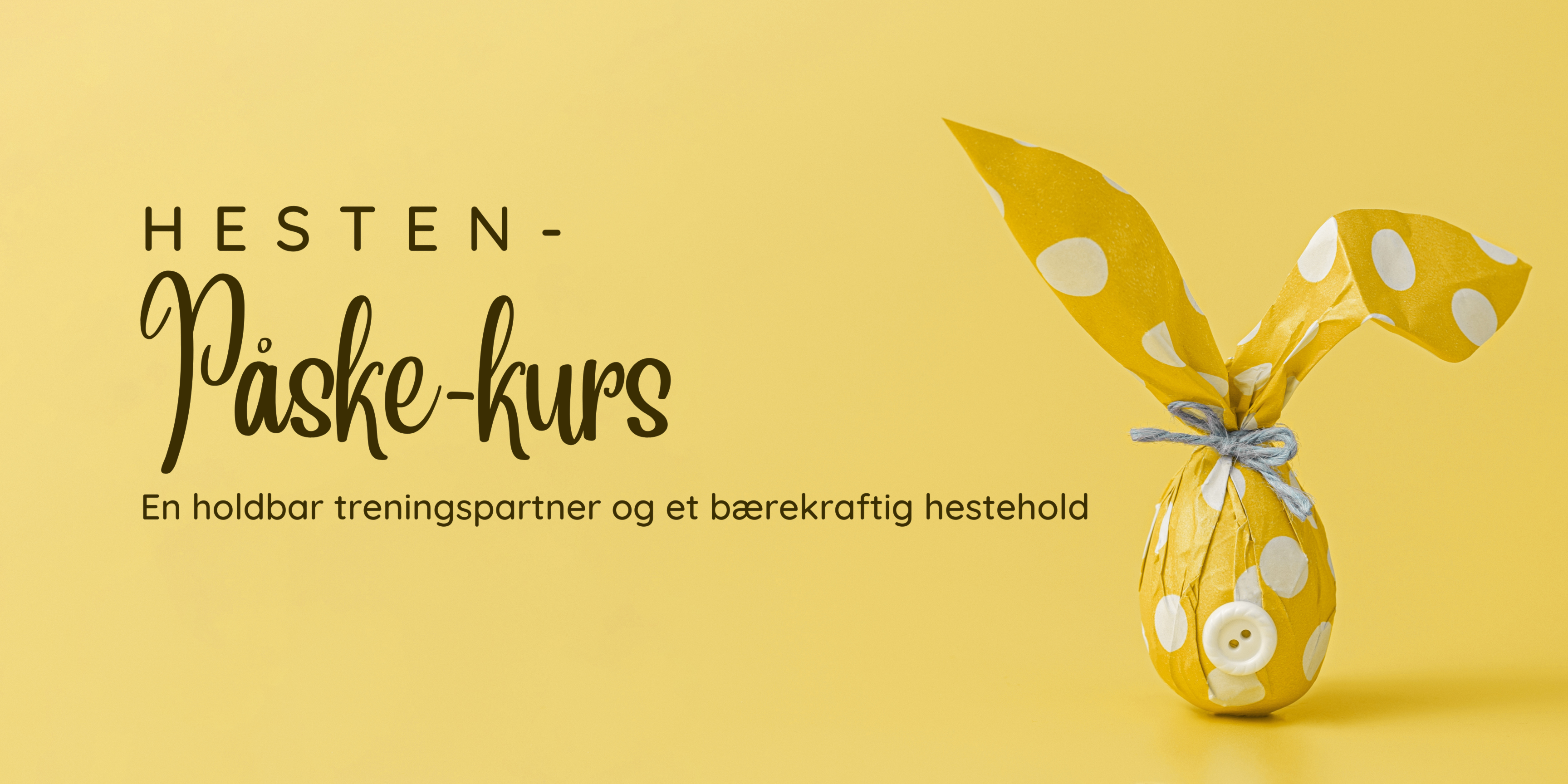 Hesten - en holdbar treningspartner og et bærekraftig hestehold!